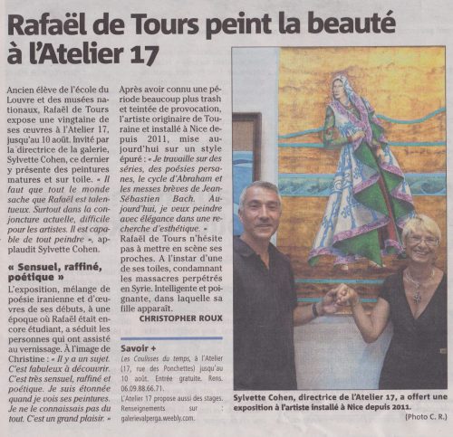 Nice Matin 29 Juillet 2013